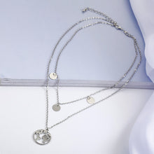 Load image into Gallery viewer, F10 Fashion Gold Color Multilayer Coin Tassels Lariat Bar Necklaces Beads Choker Feather Pendants Necklaces For Women Bijoux
