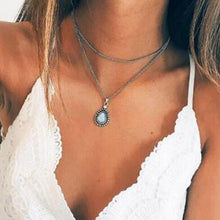 Load image into Gallery viewer, F10 Fashion Gold Color Multilayer Coin Tassels Lariat Bar Necklaces Beads Choker Feather Pendants Necklaces For Women Bijoux