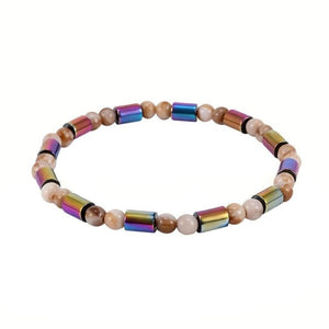 Weight Loss Magnet Anklet Colorful Stone Magnetic Therapy Bracelet Anklet Weight Loss Product Slimming Health Care Jewelry