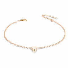 Load image into Gallery viewer, Simple Heart Female Anklets Barefoot Crochet Sandals Foot Jewelry Leg New Anklets On Foot Ankle Bracelets For Women Leg Chain