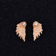 Load image into Gallery viewer, Korean Jewelry Zircon Pearl Heart Crystal Flower Angel Wings Geometry Stud Earrings For Women Statement Ear Jewelry Wholesale