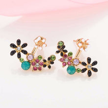 Load image into Gallery viewer, Korean Jewelry Zircon Pearl Heart Crystal Flower Angel Wings Geometry Stud Earrings For Women Statement Ear Jewelry Wholesale