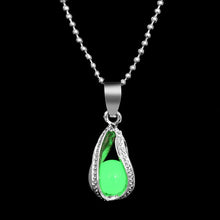 Load image into Gallery viewer, FAMSHIN 2019 New Hot Moon Glowing Necklace,Gem Charm Jewelry,Silver Plated,Women Halloween Hollow Luminous Stone Necklace Gifts