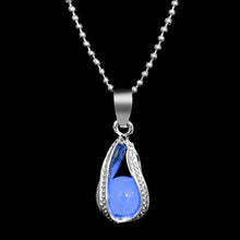 Load image into Gallery viewer, FAMSHIN 2019 New Hot Moon Glowing Necklace,Gem Charm Jewelry,Silver Plated,Women Halloween Hollow Luminous Stone Necklace Gifts