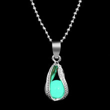 Load image into Gallery viewer, FAMSHIN 2019 New Hot Moon Glowing Necklace,Gem Charm Jewelry,Silver Plated,Women Halloween Hollow Luminous Stone Necklace Gifts
