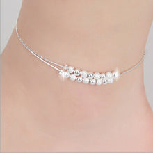 Load image into Gallery viewer, Matte beads Women Chain Ankle Bracelet Barefoot Sandal Beach Foot Jewelry New Fashion Gold Anklet Delicate women -Ff