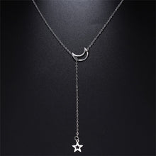 Load image into Gallery viewer, Bohemian Multilayer Crystal Stars Moon Necklace Women's Vintage Layered Gold Collar Necklace Fashion Jewelry 2019 Party Gift Jew