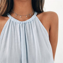 Load image into Gallery viewer, 2019 new multi-layer crystal moon pendant necklace ladies retro charm necklace necklace party jewelry accessories