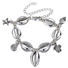 Load image into Gallery viewer, 17KM New Silver Color Turtle Shell Anklets For Women Bohemian Anklet Bracelets On The Leg Female Foot Jewelry 2019 Drop Shipping