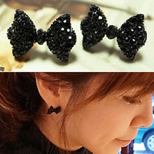 Load image into Gallery viewer, Stud Earrings Simulated Pearls Crystal Infinity Bow Cat Bijoux Fashion Jewelry Brincos Earing  2019 pendientes mujer