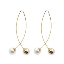 Load image into Gallery viewer, Stud Earrings Simulated Pearls Crystal Infinity Bow Cat Bijoux Fashion Jewelry Brincos Earing  2019 pendientes mujer