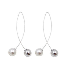 Load image into Gallery viewer, Stud Earrings Simulated Pearls Crystal Infinity Bow Cat Bijoux Fashion Jewelry Brincos Earing  2019 pendientes mujer