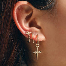 Load image into Gallery viewer, Stud Earrings Simulated Pearls Crystal Infinity Bow Cat Bijoux Fashion Jewelry Brincos Earing  2019 pendientes mujer