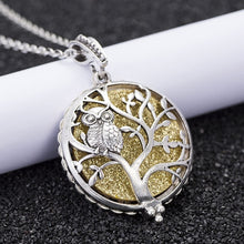 Load image into Gallery viewer, Aroma Diffuser Elephant Open Antique Vintage Lockets Pendant Perfume Essential Oil Aromatherapy Locket Necklace +1Sequin HJ166