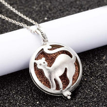 Load image into Gallery viewer, Aroma Diffuser Elephant Open Antique Vintage Lockets Pendant Perfume Essential Oil Aromatherapy Locket Necklace +1Sequin HJ166