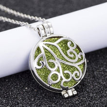 Load image into Gallery viewer, Aroma Diffuser Elephant Open Antique Vintage Lockets Pendant Perfume Essential Oil Aromatherapy Locket Necklace +1Sequin HJ166