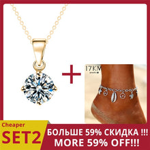 Load image into Gallery viewer, Geometric Zircon Choker Necklaces For Women Girls Bijoux Gold Sliver Color Rhinestone Necklace Fashion Jewelry Christmas Gift
