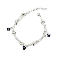 Load image into Gallery viewer, Seblasy Punk Multi Layer Big Statement Bells Evil Eyes Anklets Bracelets for Women New Fashion Foot Jewelry Valentine's Day Gift
