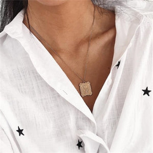 IPARAM Bohemian Multi-layer Star Moon Necklace Women 9 Style Vintage Necklace Fashion Layered Crescent Map Jewelry