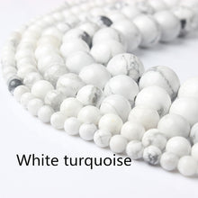 Load image into Gallery viewer, LanLi  Fashiont Jewelry 4/6/8/10/12mm natural stones Loose Beads series DIY men and women Bracelet Necklace anklet Accessories