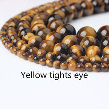 Load image into Gallery viewer, LanLi  Fashiont Jewelry 4/6/8/10/12mm natural stones Loose Beads series DIY men and women Bracelet Necklace anklet Accessories