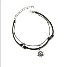 Load image into Gallery viewer, Delicate Summer Beach Women Tassel Star Pendant Layers Ankle 3 Pcs/Lot Link Chain Anklets Foot Bracelet On The Leg Jewelry
