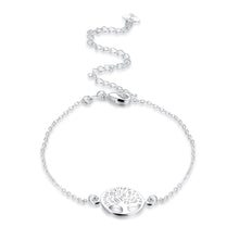 Load image into Gallery viewer, Fashion Beach Vintage Silver Charm Anklets 925 Jewelry Silver Plated Life Tree Pendant Ankle Bracelets Foot Chain Jewelry