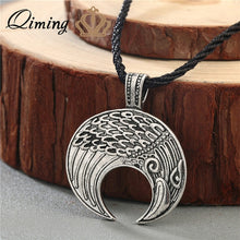 Load image into Gallery viewer, Viking Valknut Pendant Men's Necklace Women Round Pagan Religious Male Man Slavic Silver Steampunk Jewelry Tibetan Amulet Gift