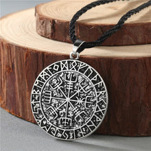 Load image into Gallery viewer, Viking Valknut Pendant Men's Necklace Women Round Pagan Religious Male Man Slavic Silver Steampunk Jewelry Tibetan Amulet Gift