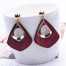 Load image into Gallery viewer, New Imitation Pearl Heart Leaf Crystal Flower Tassel Star Earrings Geometry Drop Earring For Women Statement Earrings Wholesale