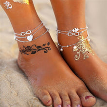 Load image into Gallery viewer, Starfish Pendant Anklets 2019 For Women New Stone Beads Shell Anklet Bohemian Bracelets On Leg BOHO Ocean Jewelry Drop Shipping