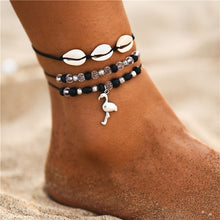 Load image into Gallery viewer, Starfish Pendant Anklets 2019 For Women New Stone Beads Shell Anklet Bohemian Bracelets On Leg BOHO Ocean Jewelry Drop Shipping