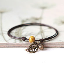 Load image into Gallery viewer, Ceramic Beaded Bracelet Anklet Couple Girlfriends Bohemian Retro First Leaf Jewelry for Women Gift