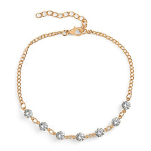 Load image into Gallery viewer, QCOOLJLY Butterfly Pendant Anklets Foot Chain Summer Yoga Beach Leg Bracelet Handmade Anklet Rose Gold Silver Color Jewelry