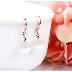 Manxiuni  Shipping 1pair Silver Color Imitation Pearl Dangle Earrings For Women New Jewelry Brincos Gift Wholesale