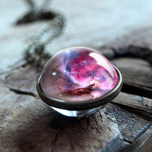 Load image into Gallery viewer, 2019 New Galaxy Double Sided Pendant Outer Space Necklace Universe Silver Jewelry Glass Pendant  Art Picture Handmade Necklaces