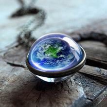 Load image into Gallery viewer, 2019 New Galaxy Double Sided Pendant Outer Space Necklace Universe Silver Jewelry Glass Pendant  Art Picture Handmade Necklaces