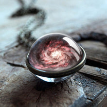 Load image into Gallery viewer, 2019 New Galaxy Double Sided Pendant Outer Space Necklace Universe Silver Jewelry Glass Pendant  Art Picture Handmade Necklaces