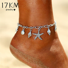 Load image into Gallery viewer, 2019 New Boho Turtle Pendant Anklets For Women Shell Anklet Bracelets On The Leg Bohemian Foot Ocean Jewelry Drop Shipping