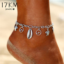Load image into Gallery viewer, 2019 New Boho Turtle Pendant Anklets For Women Shell Anklet Bracelets On The Leg Bohemian Foot Ocean Jewelry Drop Shipping