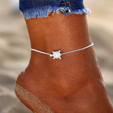 Load image into Gallery viewer, 2019 New Boho Turtle Pendant Anklets For Women Shell Anklet Bracelets On The Leg Bohemian Foot Ocean Jewelry Drop Shipping