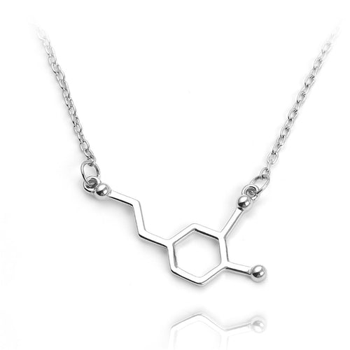 2019 Serotonin Molecule Pendants Necklaces