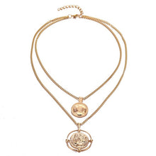 Load image into Gallery viewer, Crystal Heart Necklace Pendant Female Short Gold Chain Necklace Pendant Necklace Crystal Heart Necklace Chocker neck
