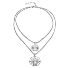 Load image into Gallery viewer, Crystal Heart Necklace Pendant Female Short Gold Chain Necklace Pendant Necklace Crystal Heart Necklace Chocker neck