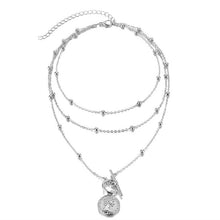 Load image into Gallery viewer, Crystal Heart Necklace Pendant Female Short Gold Chain Necklace Pendant Necklace Crystal Heart Necklace Chocker neck