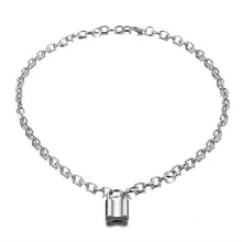 Load image into Gallery viewer, Crystal Heart Necklace Pendant Female Short Gold Chain Necklace Pendant Necklace Crystal Heart Necklace Chocker neck