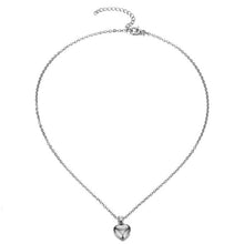 Load image into Gallery viewer, Crystal Heart Necklace Pendant Female Short Gold Chain Necklace Pendant Necklace Crystal Heart Necklace Chocker neck