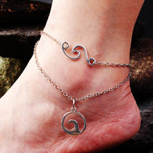 Load image into Gallery viewer, LE SKY Fashion Beach Jewelry Double Layer Love Heart Starfish Pendant Beads Anklet Foot Chain Ankle Bracelet Jewelry For Women