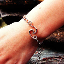 Load image into Gallery viewer, LE SKY Fashion Beach Jewelry Double Layer Love Heart Starfish Pendant Beads Anklet Foot Chain Ankle Bracelet Jewelry For Women
