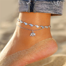 Load image into Gallery viewer, IF YOU Bohemia Sunflower Summer Beach Multilayer Anklets For Women BOHO Foot Chain Anklet Jewelry Bracelet On Leg 2019 New Trend